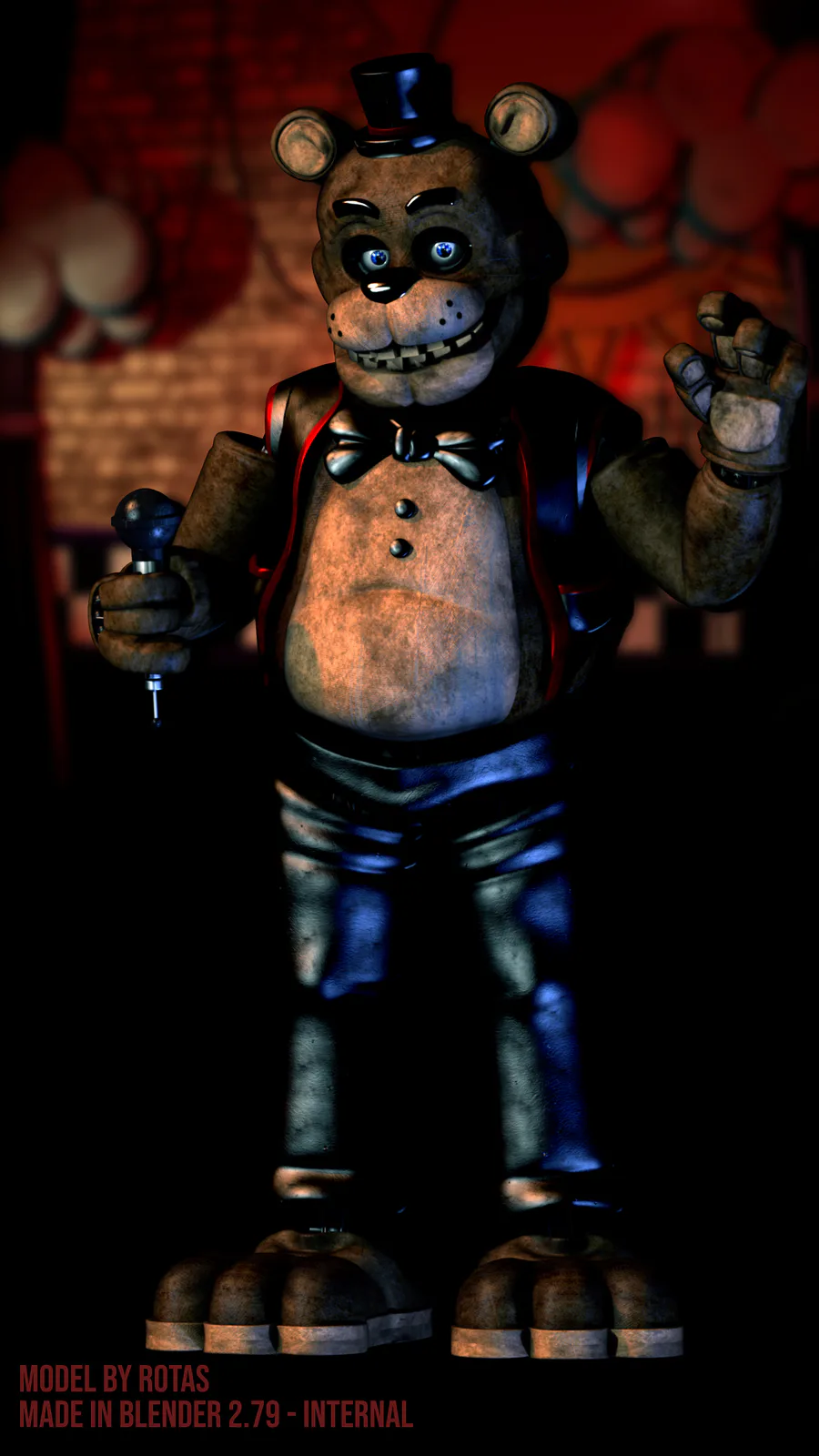 T . m . on X: , FNaF 3 Pack (Part 1) Blender 2.79 Release