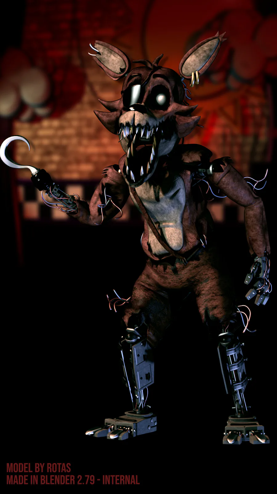 Rotas on Game Jolt: FNaF 1 Stylized Model Pack release + Download