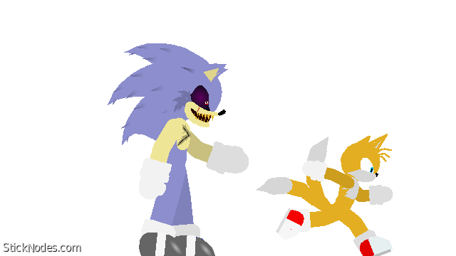 Dark Sonic vs Lord X (Stick Nodes) 