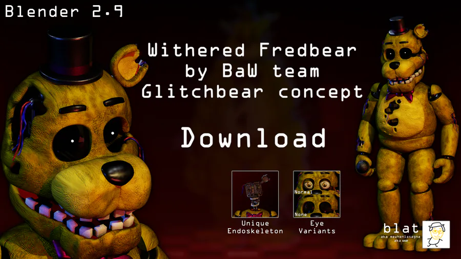 Fredbear Variations - - Fnaf 2 Withered Golden Freddy Full Body