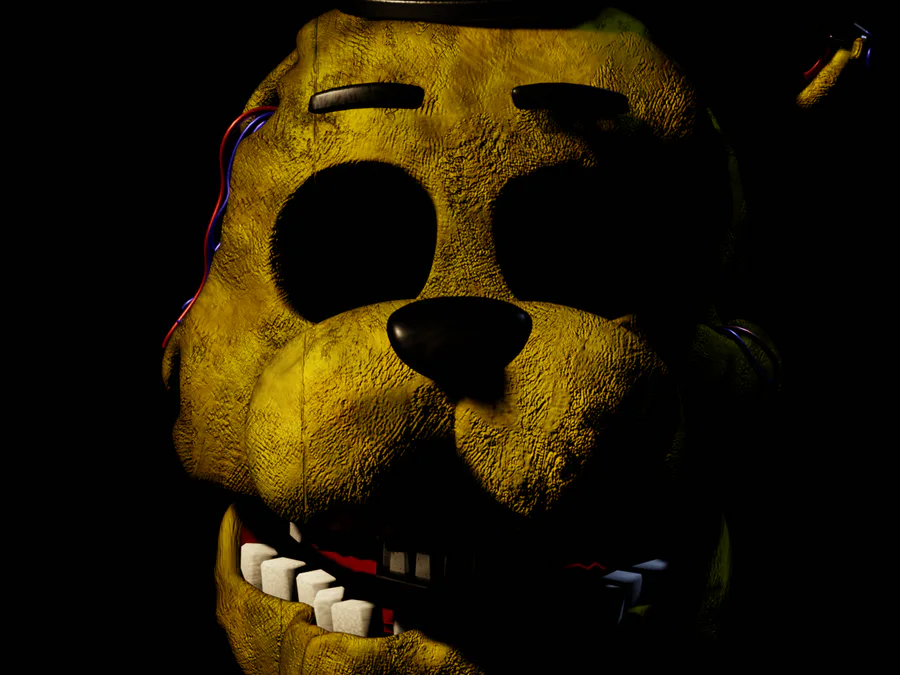 Fredbear and Golden Freddy statue (concept) : r/fivenightsatfreddys