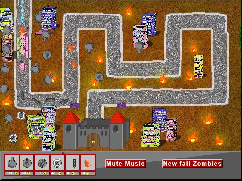 zombie tower defense games