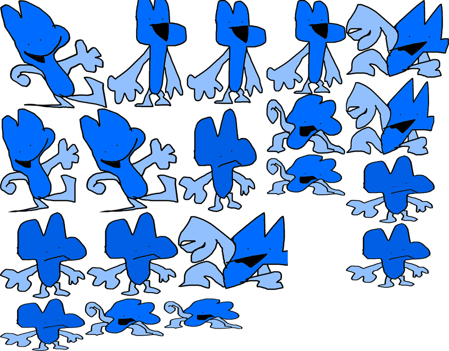 PidgeyTheThief on Game Jolt: Racist Flowey sprite sheet