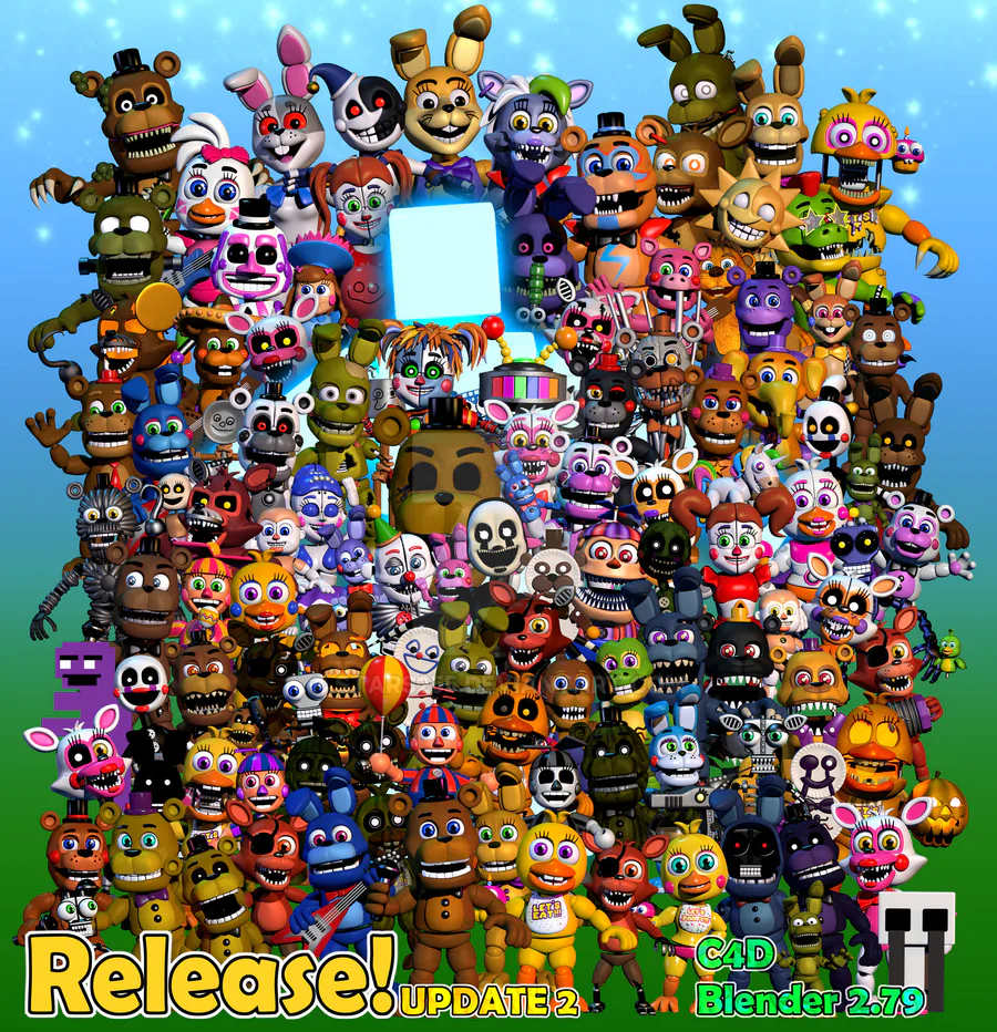 C4D, FNAFWORLD, FNAF6