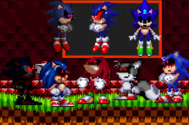 iTysonnation..- (LOSERASS!!!! :0) ▷ 🇵🇸 on Game Jolt: Sonic FNF Sprites  Week 6 Pixelated