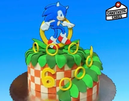 Cool Sonic the Hedgehog Cake Design