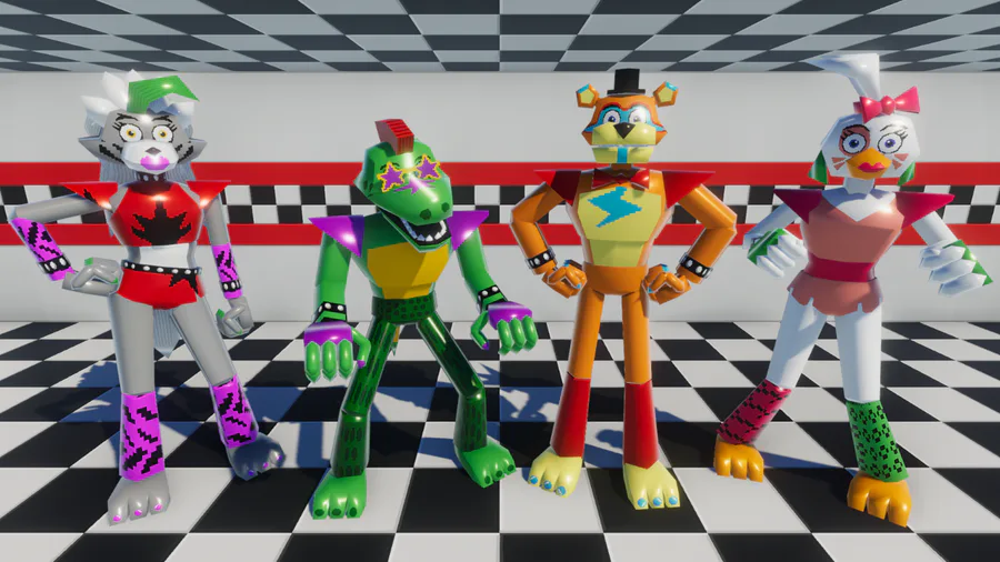 GoobGoob on Game Jolt: Update on Lefty in FNAF AR: There is now a Lefty  model in FNAF AR!