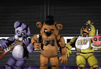 FNAF 1 Animatronics Staring at You Blank Template - Imgflip