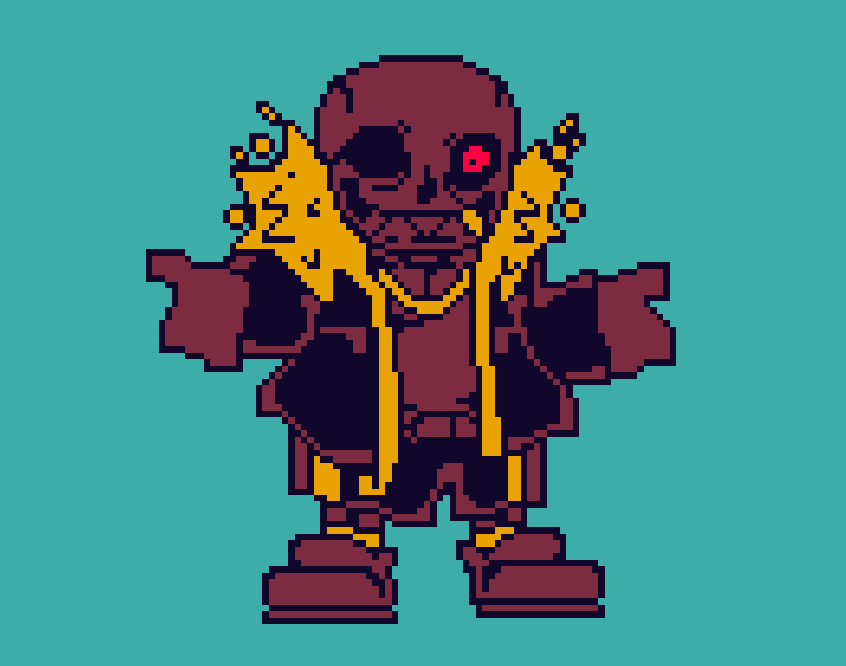 my pixel art of dream sans : r/Undertale