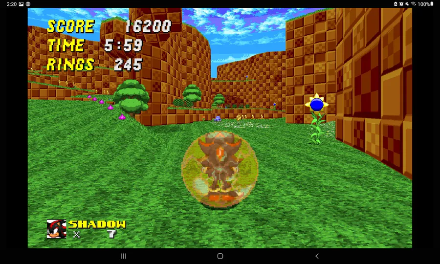 Fleetway Sonic is posting to in srb2 2.2