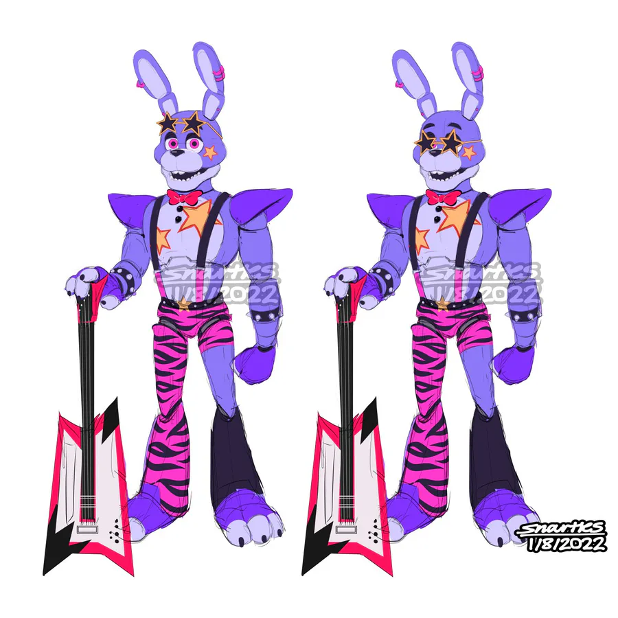 ❤️Glamrockfreddy-OFFICIAL❤️ #thankyouscott❤️ on Game Jolt: Glamrock Bonnie  V2