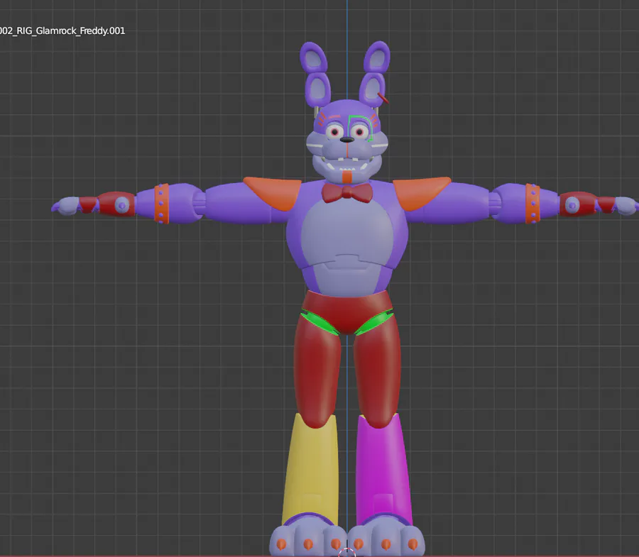 GlamRock Freddy / Five Nights at Freddy´s, 3D models download