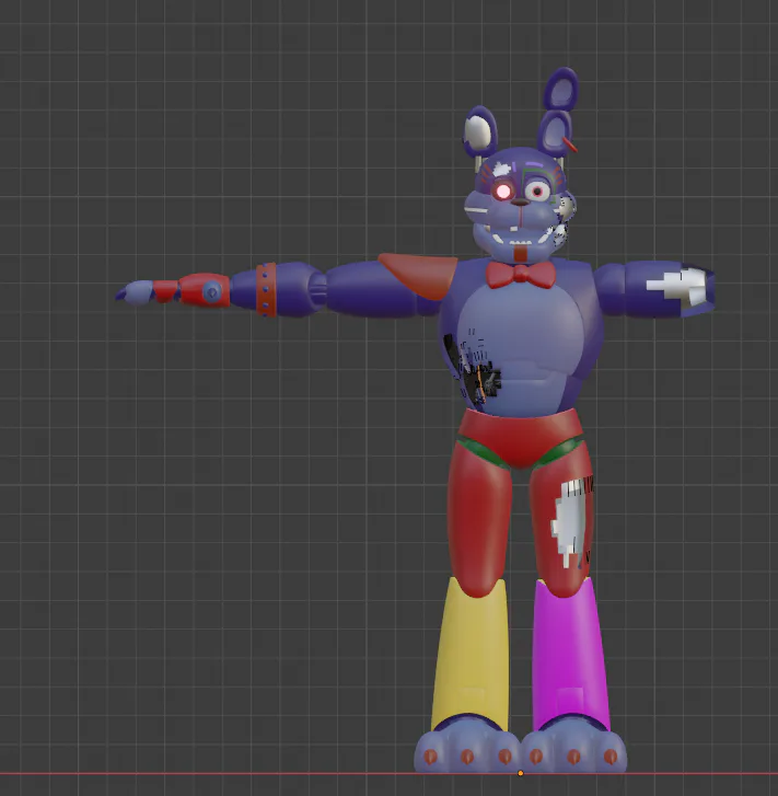 Glamrock Bonnie - Download Free 3D model by Fazer Bear (@fazer-bear)  [dc76ffe]