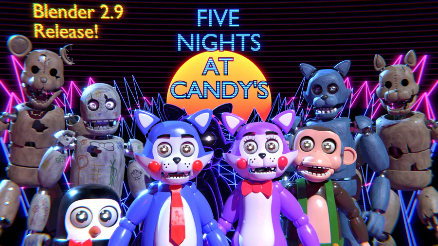 Stylized FNaF 1 Animatronics + Recolors : r/fivenightsatfreddys