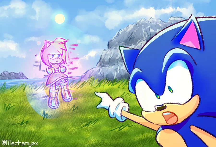 sonamy is weird guys.. sonic is 16 and amy's 12..