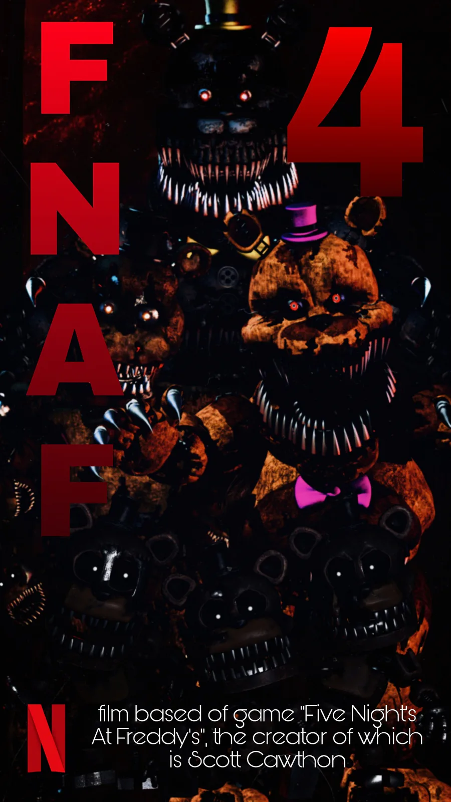 Fnaf 4 poster! - fivenightsatfreddys