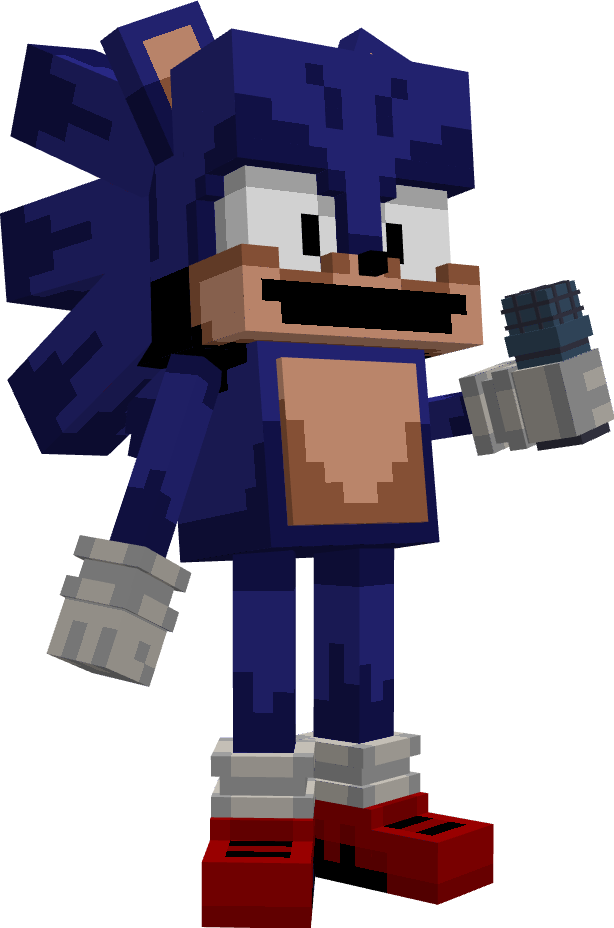 EXE: Normal/Fake [FNF Sonic.EXE V2] [FANMADE] V2 Minecraft Skin