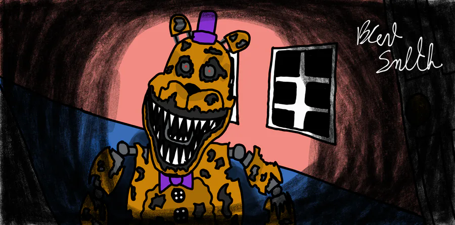 Nightmare Fredbear Laugh by HolyShrek