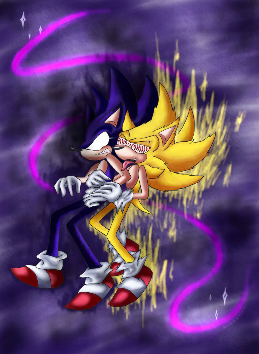 SonicTheHedgehogVsShadowTheHedgehog on Game Jolt: FLEETWAY SONIC VS DARK  SONIC