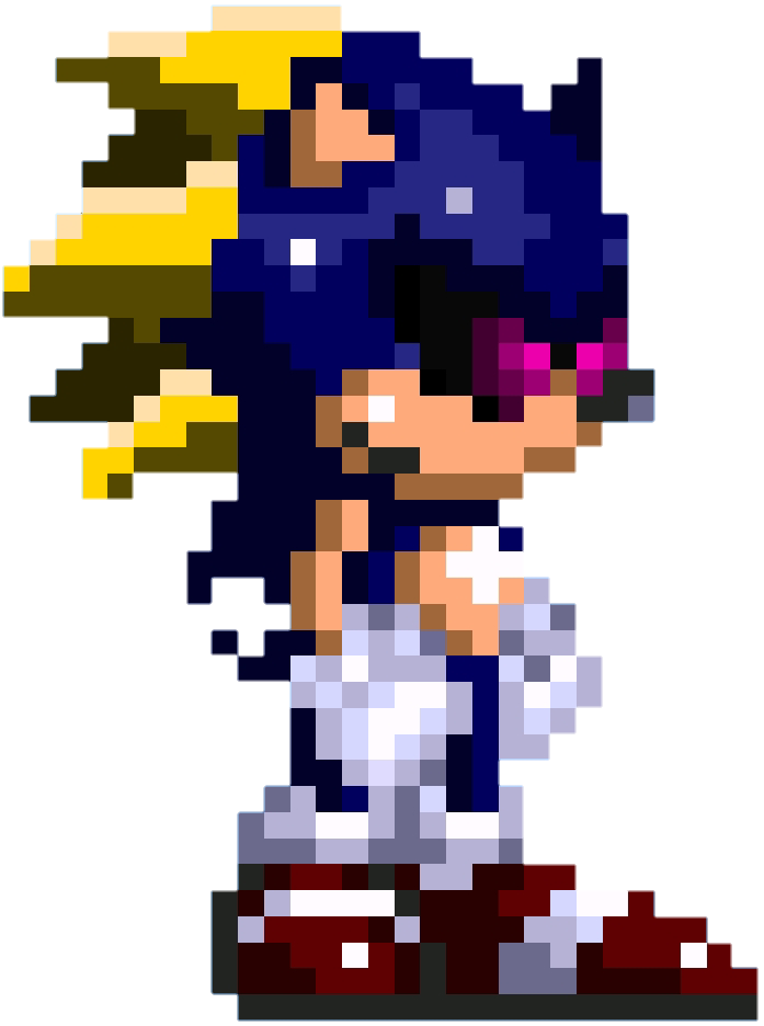 iTysonnation..- (LOSERASS!!!! :0) ▷ 🇵🇸 on Game Jolt: Sonic FNF Sprites  Week 6 Pixelated