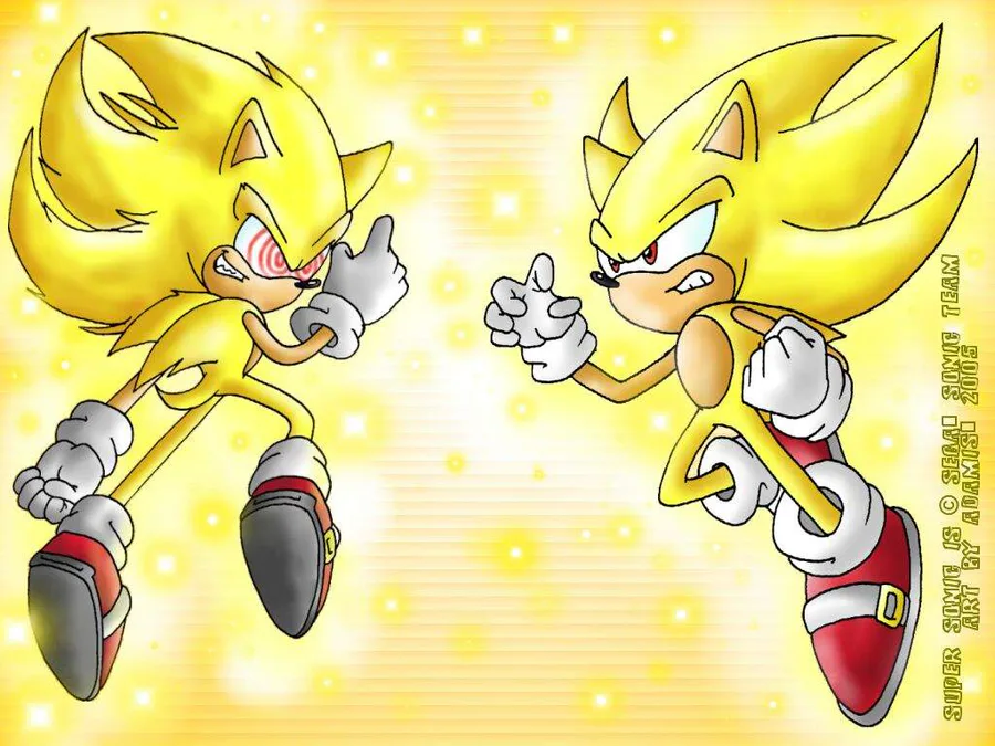 SonicTheHedgehogVsShadowTheHedgehog on Game Jolt: FLEETWAY SONIC VS DARK  SONIC