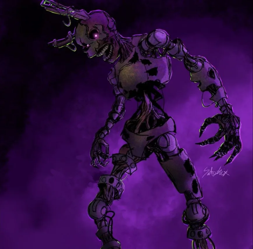 What if Burntrap was made from the remains of Glamrock Bonnie? :  r/fivenightsatfreddys