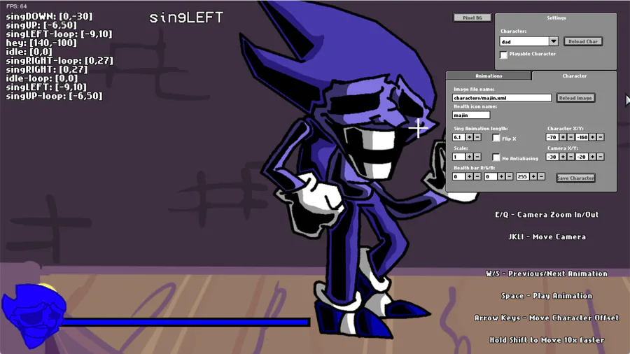 Majin Sonic Animated Sprite