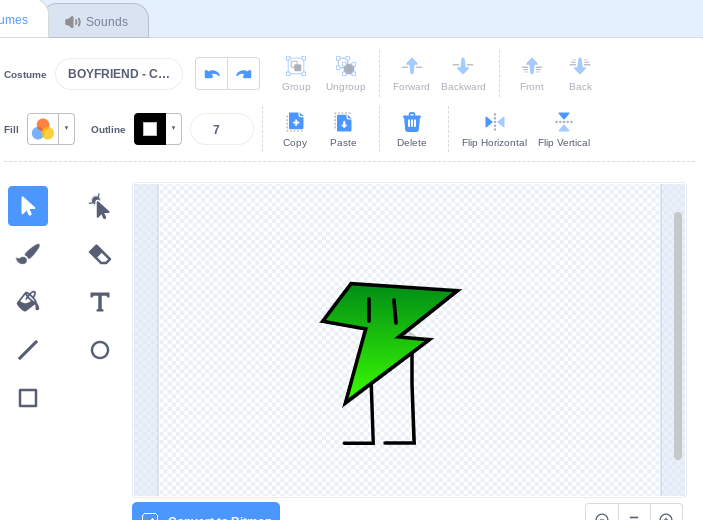 How to make a fnf test in scratch 