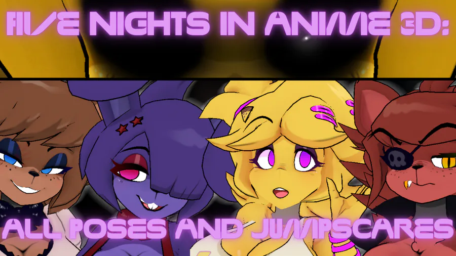 The FNAF Anime Girls get FREAKY.. (Five Nights in Anime Reborn Night 1 &  Night 2) 