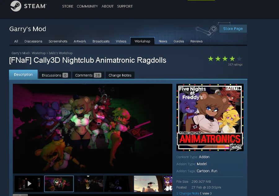 Steam Community :: Screenshot :: All the other Animatronics have