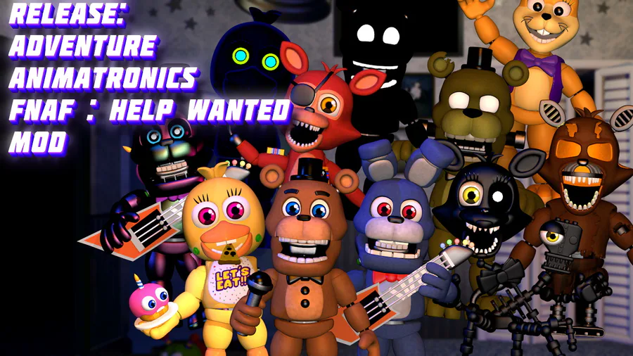 Release: Adventure Animatronics FNaF AR(Mod)