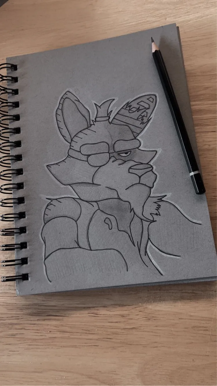 Texaram on Game Jolt: Want a Foxy drawing? Querem um desenho do Foxy?