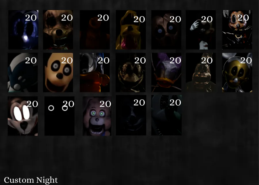 THIS MADE IT A TRUE FNIA ULTIMATE CUSTOM NIGHT!!