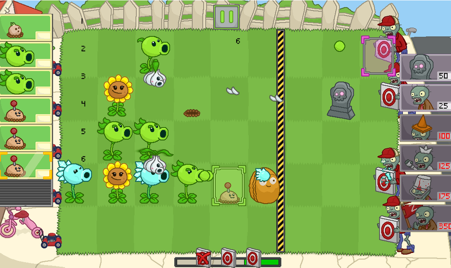 Plants vs Zombies Neighborhood Defense by CrisDevelop - Game Jolt