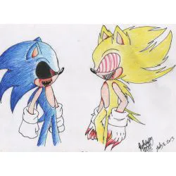 Sonic.exe vs Fleetway Sonic 