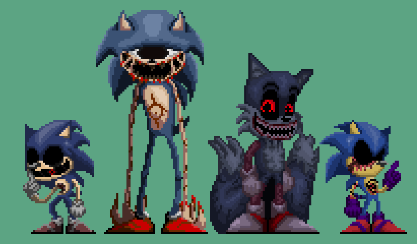 Fake God (Fleetway super sonic vs Sonic.EXE) OC : r/creepypasta