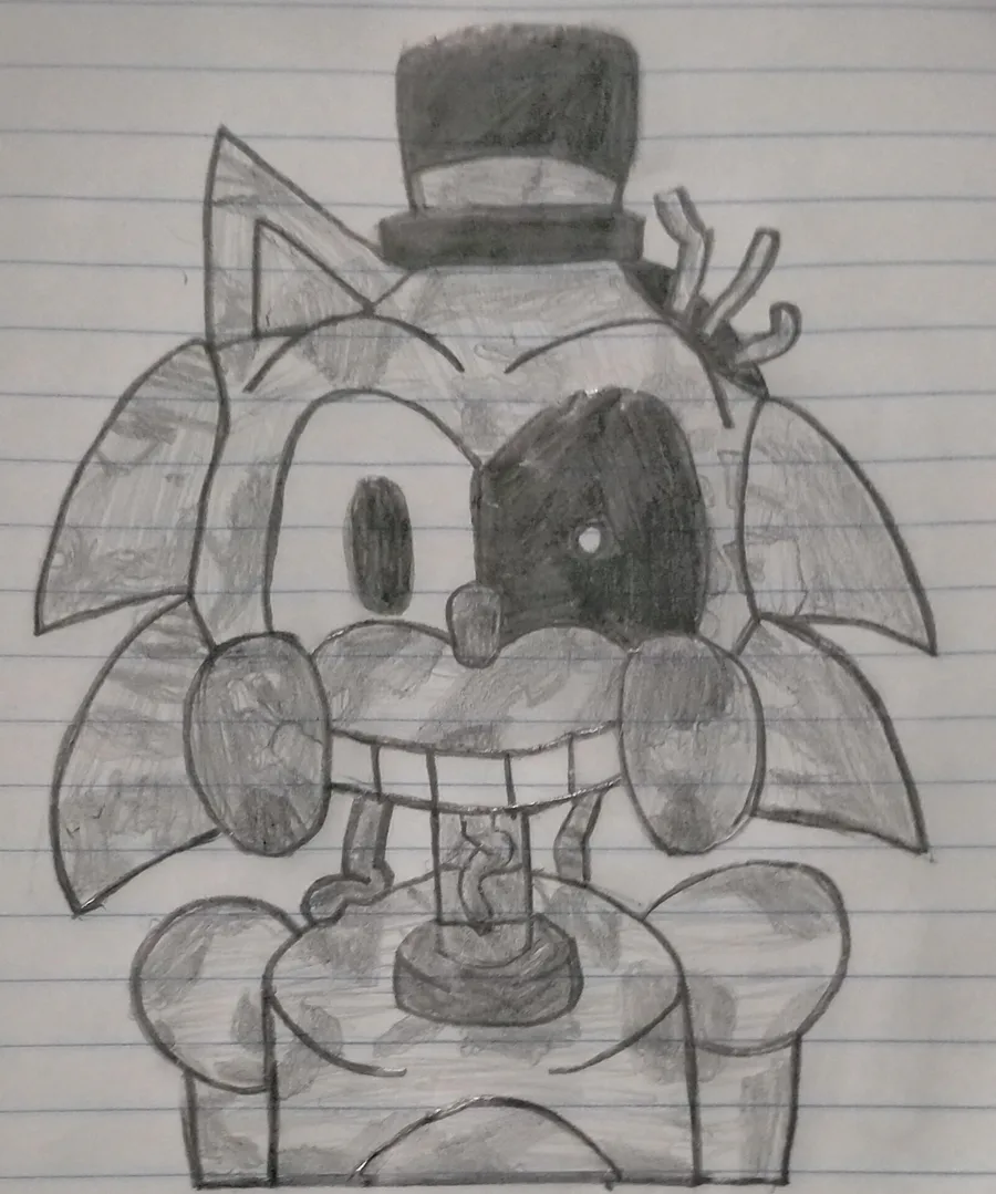 RandomFandom12 on X: For @janette_the, Withered Freddy as a Sonic