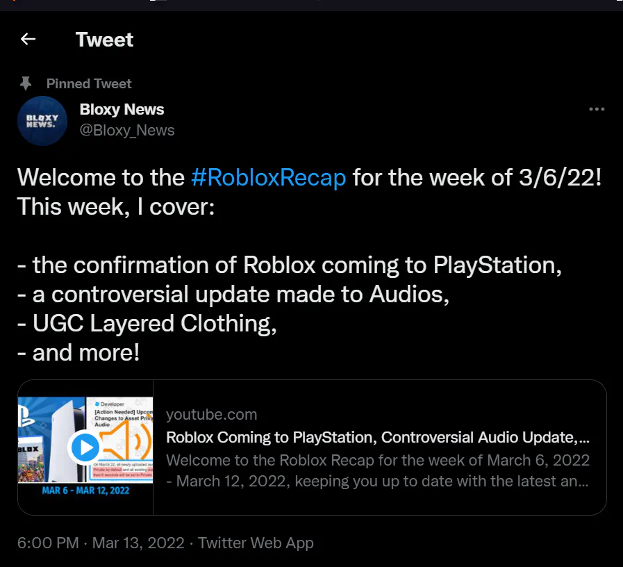 Roblox Coming to PlayStation, Controversial Audio Update, and MORE
