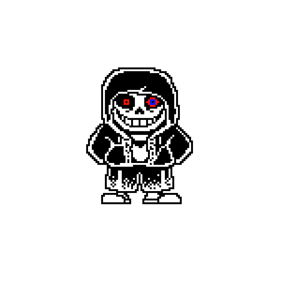 Pixilart - Canon Hyper Dust Sans by Quickgameplay