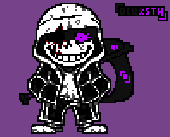 Final encounter sans pixel art