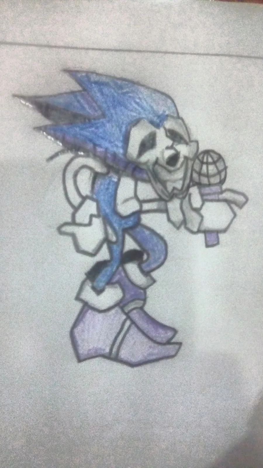 Sonic.EYX - Sketch 2 by StarlightMoonBR on DeviantArt