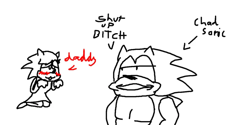 Sonic the hedgehog & Shadow the hedgehog - Drawception