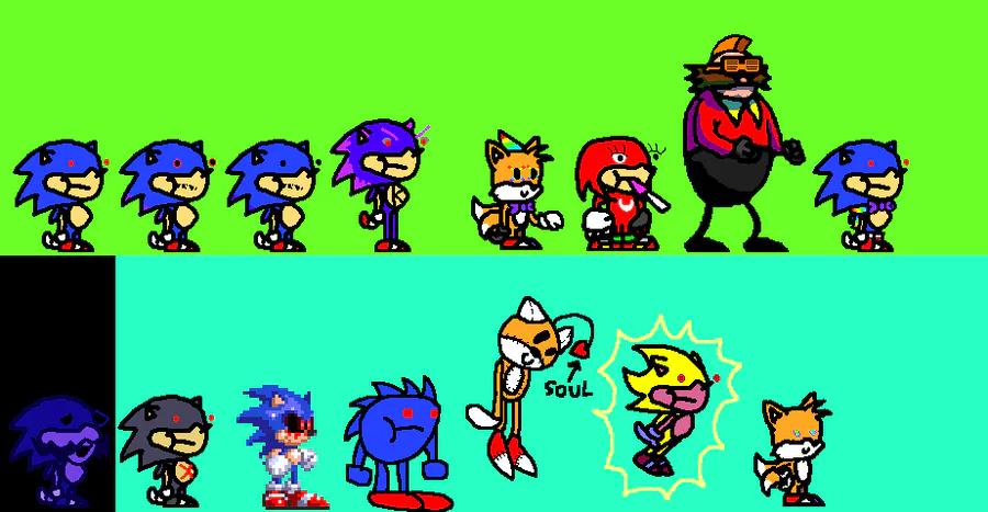 aradido drawings on Game Jolt: Sunky vs sanic