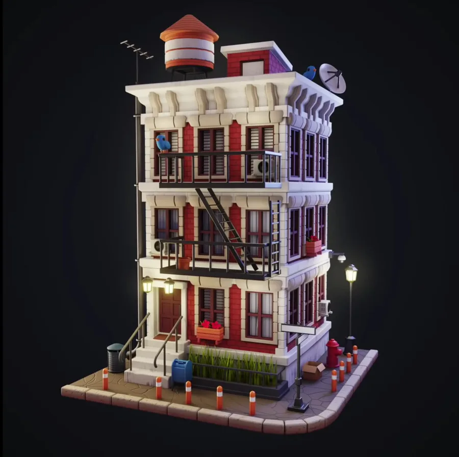 LEGO MOC Freddy Fazbear's Pizza (FNaF 1) - Modular Building by