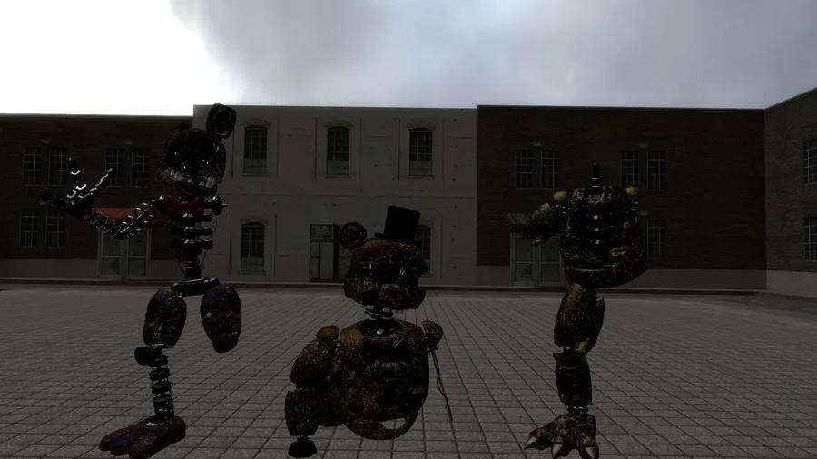 Gmod FNAF  Freddy And His Pals Meet Shadow Freddy And Shadow Bonnie 