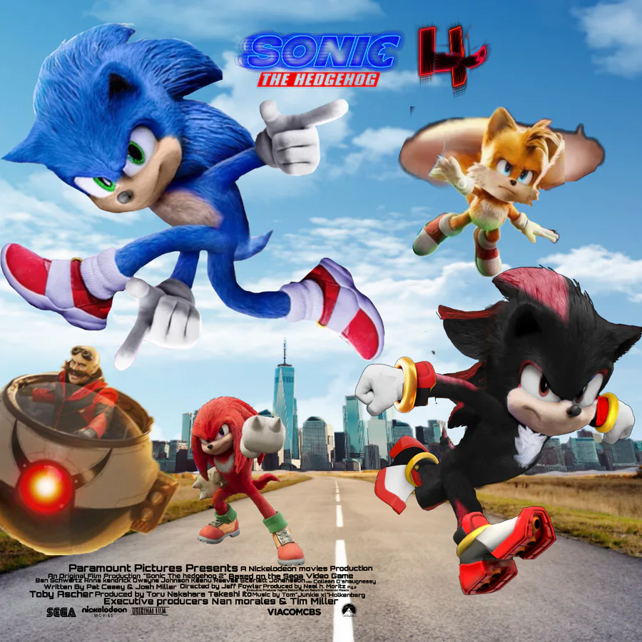 I was bored so I made Fanmade sonic 4 movie posters! : r/SonicTheMovie