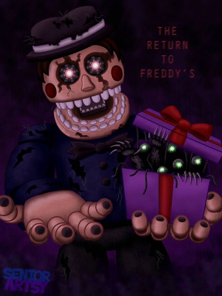 Five Nights At Freddy's - Nightmare Shadow Freddy by ZoDiacFNAF on  DeviantArt