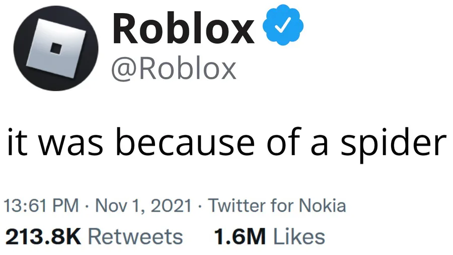 roblox twitter memes since it's shutdown! 