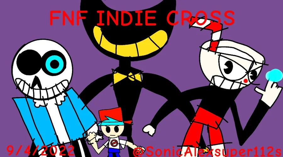 Rosbif3 on Game Jolt: Indie Cross - Fanart (fnf mod).