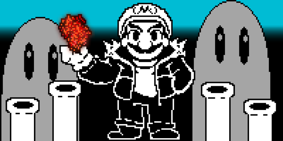 Well, This Image Was From Undertale - Insanity Sans Pixel Art, HD Png  Download , Transparent Png Image - PNGitem